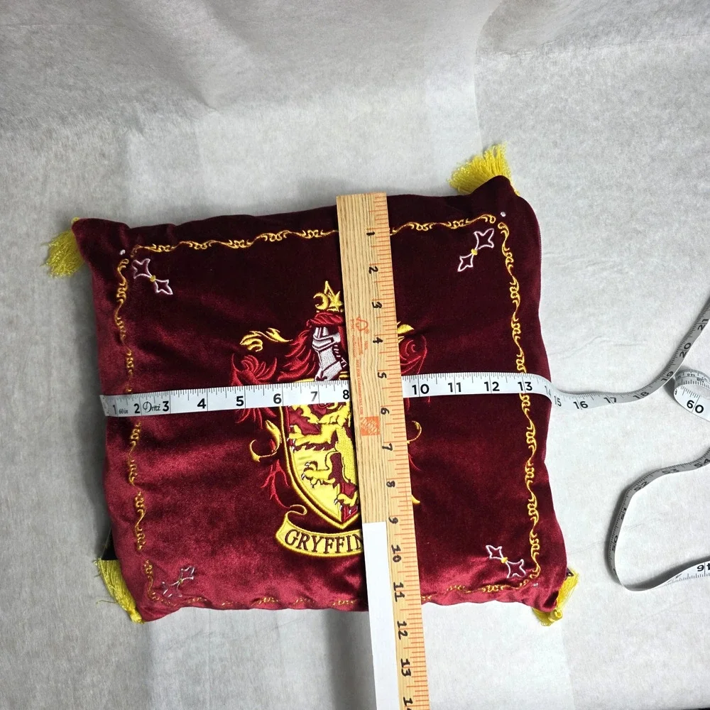 Harry Potter Gryffindor Velvet Crest Pillow - Official Wizarding World Decor
